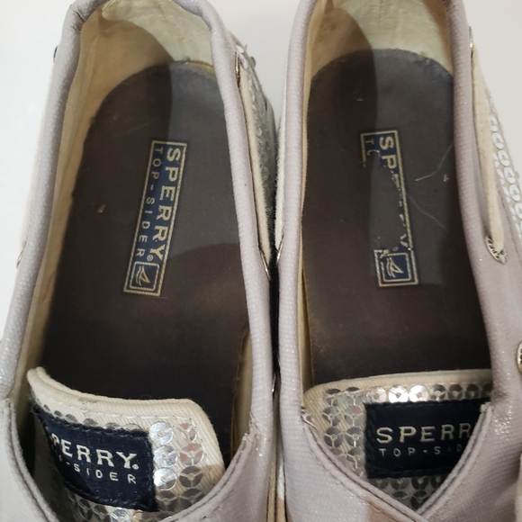 🦊FREE Sperry top sider boat shoes siover sequence - Picture 9 of 11